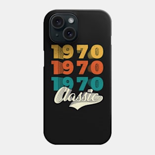 Vintage Retro 1970 50 Years Old 50th Birthday Gift Phone Case