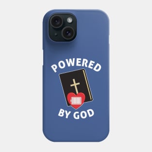 Powered By God - Fully Charged Heart Phone Case