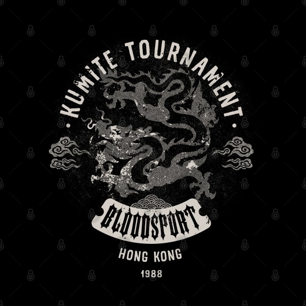 Kumite Tournament Bloodsport 1988 by szymonkalle