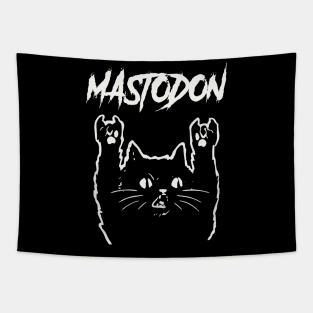 mastodon and the cat Tapestry