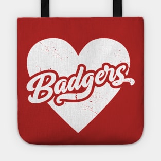 Vintage Badgers School Spirit // High School Football Mascot // Go Badgers Tote