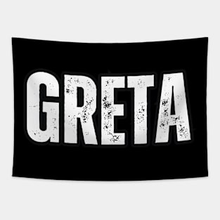 Greta Name Gift Birthday Holiday Anniversary Tapestry