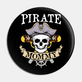 Pirate Mommy Halloween Matching Family Costume Gift Pin