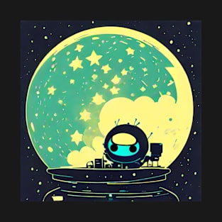 Moon Robot T-Shirt