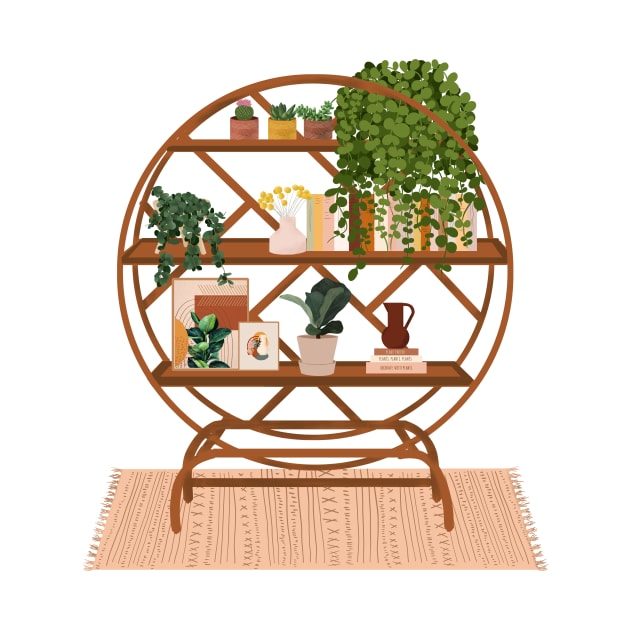 Plant Shelf 1 by Gush Art Studio 1