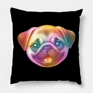 Adorable Pug Face Pillow