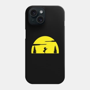 prancing horse silhouette Phone Case