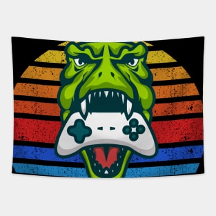 Gamer T-Rex T-Shirt Tapestry