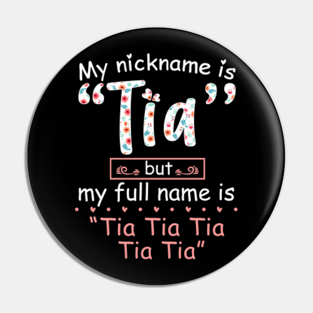 My Nickname Is “ Tia “ But My Full Name Is “Tia Tia Tia Tia Tia” Funny