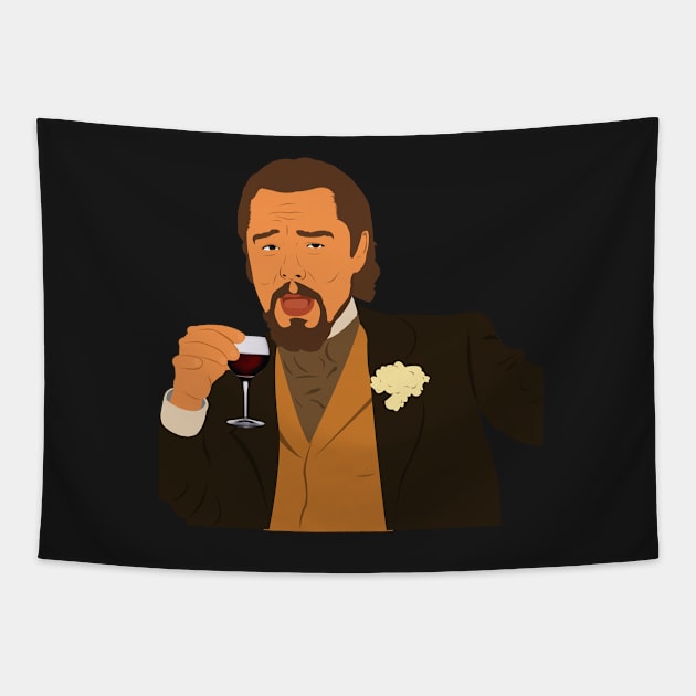 dicaprio laugh meme Tapestry by TheAwesome