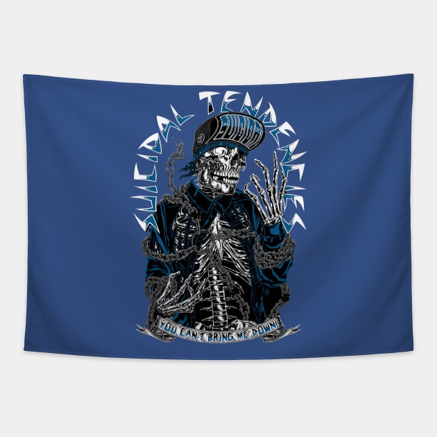 Suicidal Tendencies Tapestry by Dansu_creative