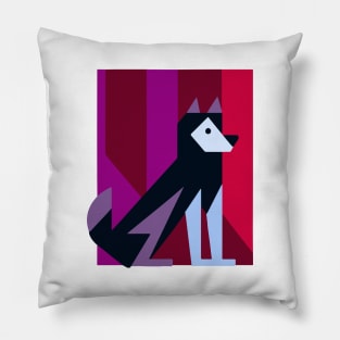 Husky Retro Dog Owner Vintage Funny Husky Pillow