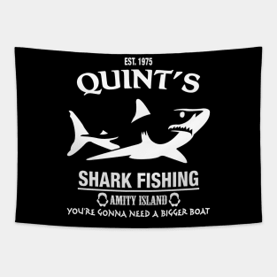 Quint's Shark Fishing Tapestry