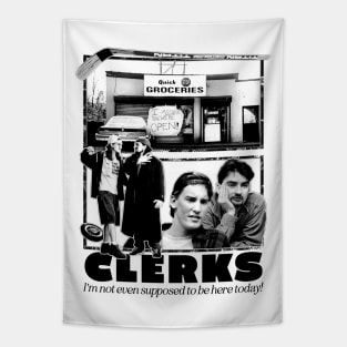 Clerks  / 1990s Fan Design Tapestry