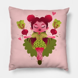 Beetroot Sorceress Pillow