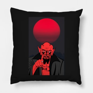 Red Moon Pillow