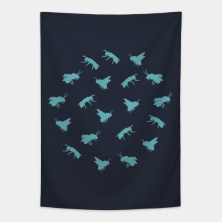 Apiary (Aquatic Blue) Tapestry