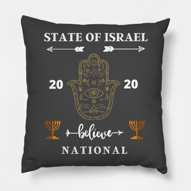 STATE OF ISRAEL 2020 Pillow by Grishman4u