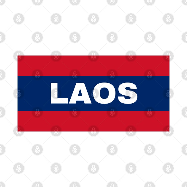 Laos Flag Colors by aybe7elf