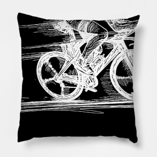 Bicycle mountain bike road bike MTB gift idea Pillow