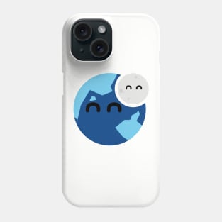 Earth and Moon Phone Case