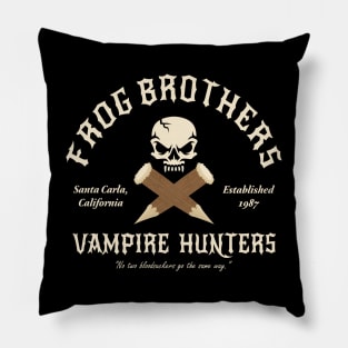 Frog Brothers Vampire Hunters Pillow
