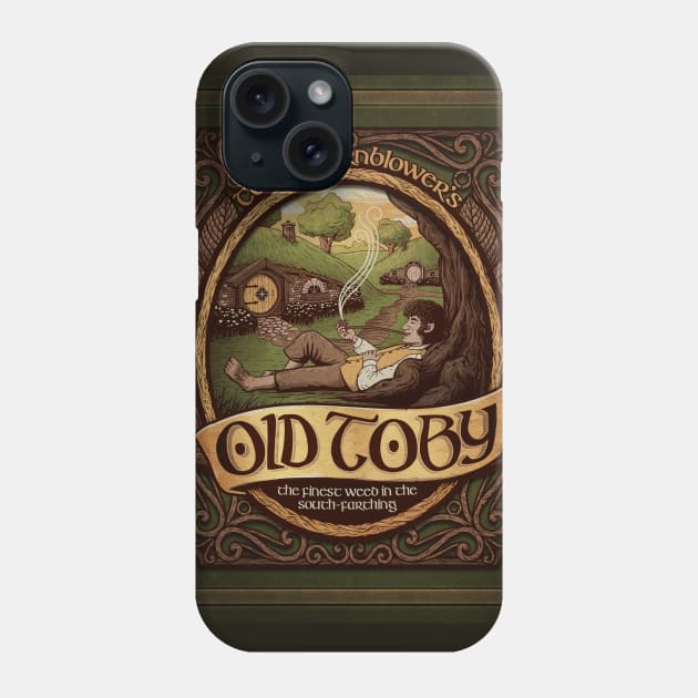 Old Toby (Poster) Phone Case by CoryFreemanDesign