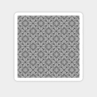 Geo Squares White 2 Magnet