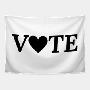 Vote Love, Vote, Election, Election Day Tapestry