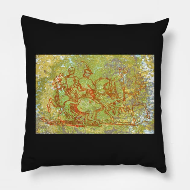 The Horsemen Pillow by HalamoDesigns