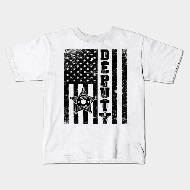 Deputy Sheriff American Flag Law Enforcement Sheriff Deputy Law Kids T Shirt Teepublic