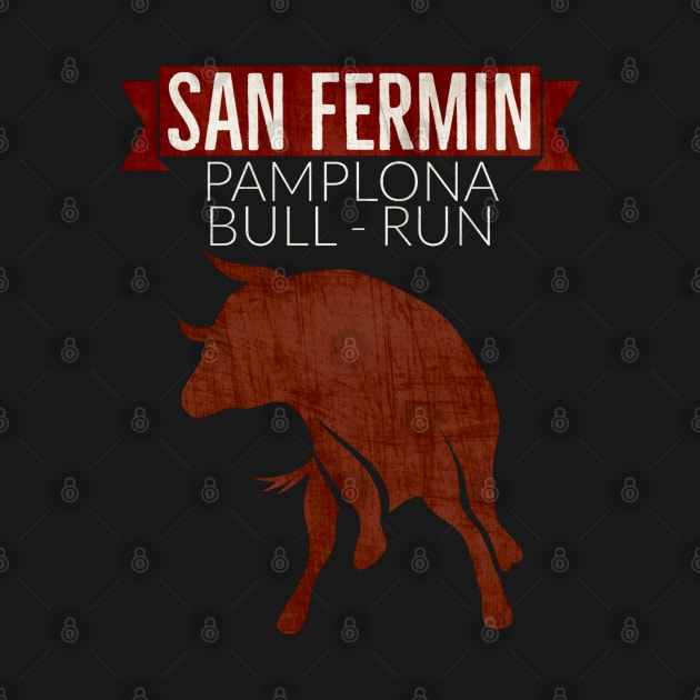 San Fermin Running With The Bulls Festival Pamplona July 2021 by BrightShadow