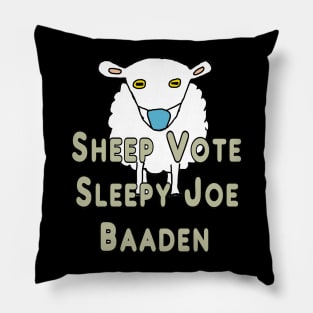 Funny Anti Joe Biden Sheep Pillow