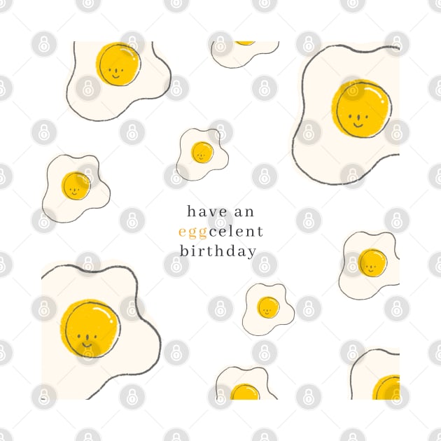 have an EGGcellent birthday!!! by sarsarahstore