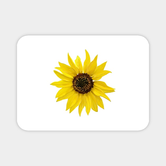 Sunflower Magnet by laceylschmidt