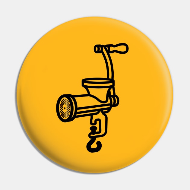 Meat Grinder Pin by Really Big Kid