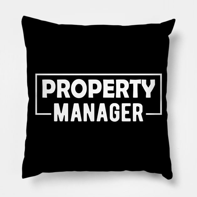 Property Manager Pillow by KC Happy Shop