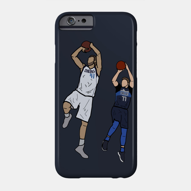 Dirk Nowitzki x Luka Doncic Signature One Leg Fadeaway - Dallas Mavericks