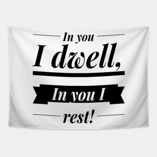 In you I dwell OM Yoga T-Shirt Tapestry