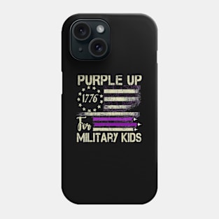 Purple Up For Military Military Child Month Phone Case