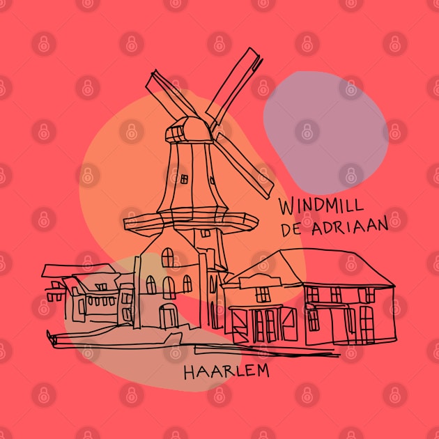 Windmill de Adriaan, Haarlem, The Netherlands by ShopBuzz