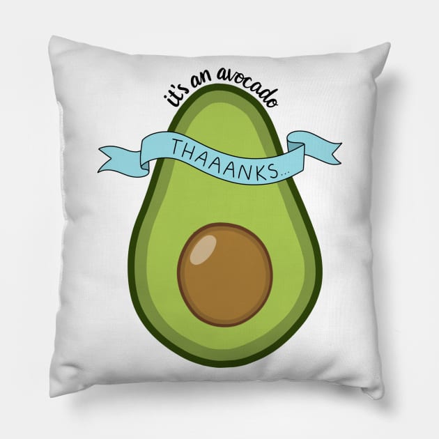 Its an avocado! Pillow by katielavigna