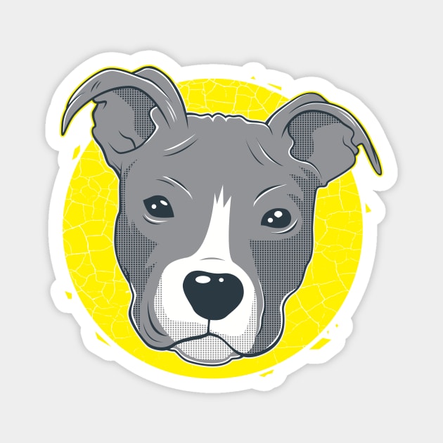 Pitbull Magnet by strangethingsa