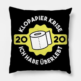 Klopapier krise 2020 Pillow