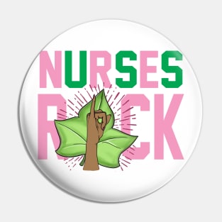 AKA Nurses Rock Pin