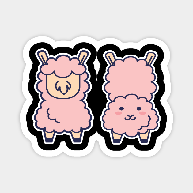 Cute Anime Alpaca Manga Kawaii Llama Alpaca Magnet Teepublic