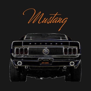 Classic Mustang Car Rear End T-Shirt