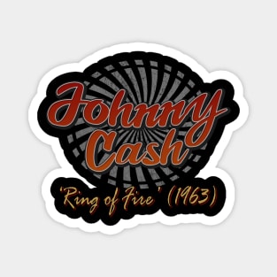 ‘Ring of Fire’ - johnny cash vintage Magnet