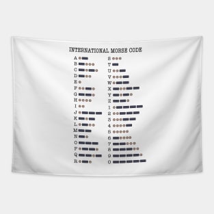 International Morse Code Tapestry