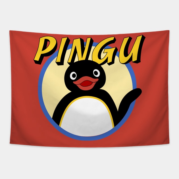 Pingu Tapestry by OniSide